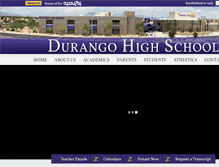 Tablet Screenshot of durangohighschool.net